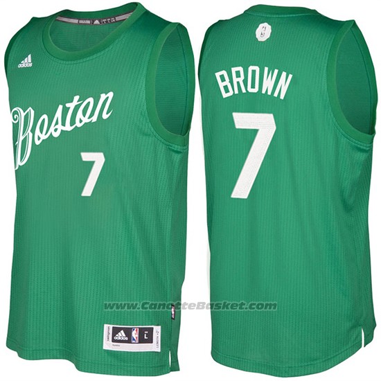 Maglia Natale 2016 Boston Celtics Jaylen Brown #7 Veder